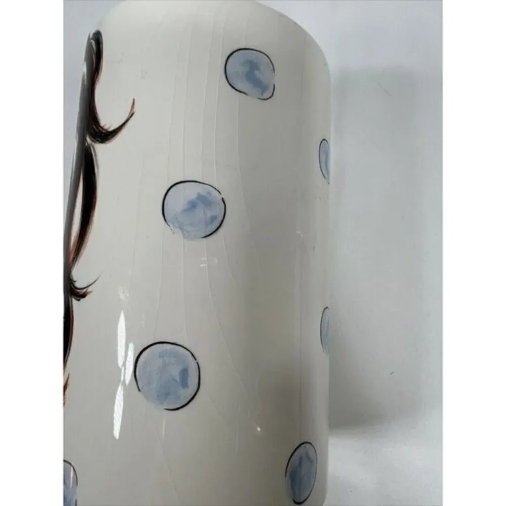 Cheryl Thompson Atmosphere Lady Face Covered Dishes Storage Canister Art‎ Decor